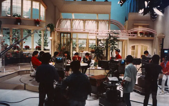 ABC televisioyhtiön tv studio Japanin Osakassa   ABC studio in Osaka, Japan